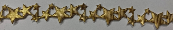Band Sternchen gold, selbstklebend